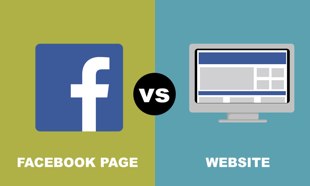 Facebook vs website